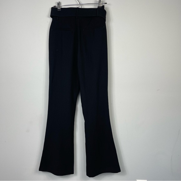 Lovers + Friends Keri Flared Bootcut Pants Trousers Slacks in Black Wide Belt XS - Picture 6 of 14